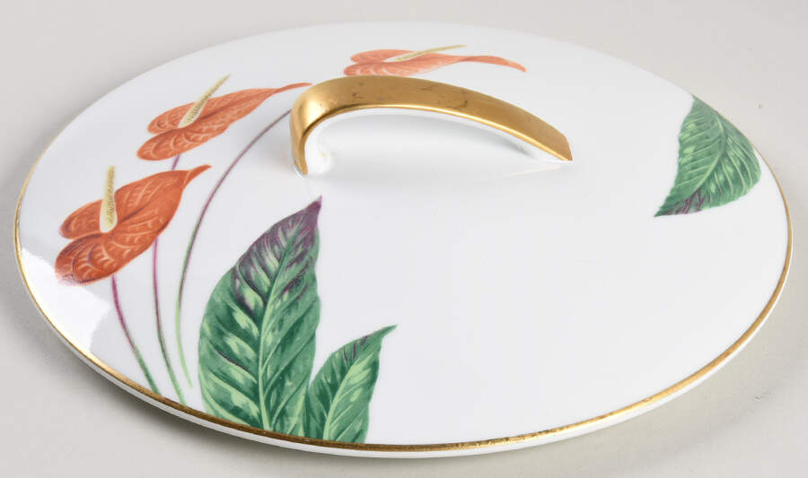 Waikiki (Gold Trim) Lid for Round Vegetable by Noritake-1