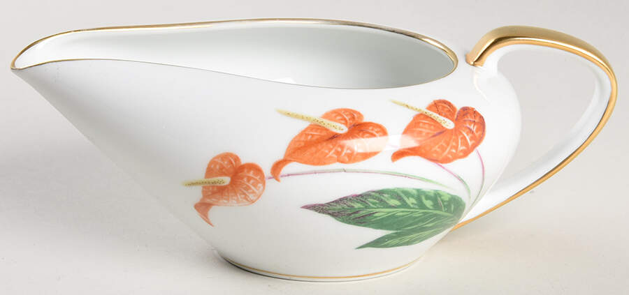 Waikiki (Gold Trim) Creamer by Noritake-1