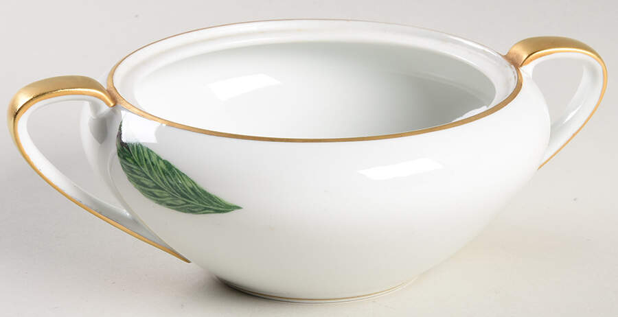 Waikiki (Gold Trim) Sugar Bowl No Lid by Noritake-1