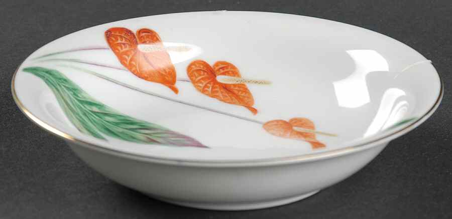 Waikiki (Gold Trim) Fruit/Dessert (Sauce) Bowl by Noritake-1