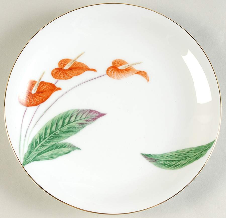 Waikiki (Gold Trim) Salad Plate by Noritake-1