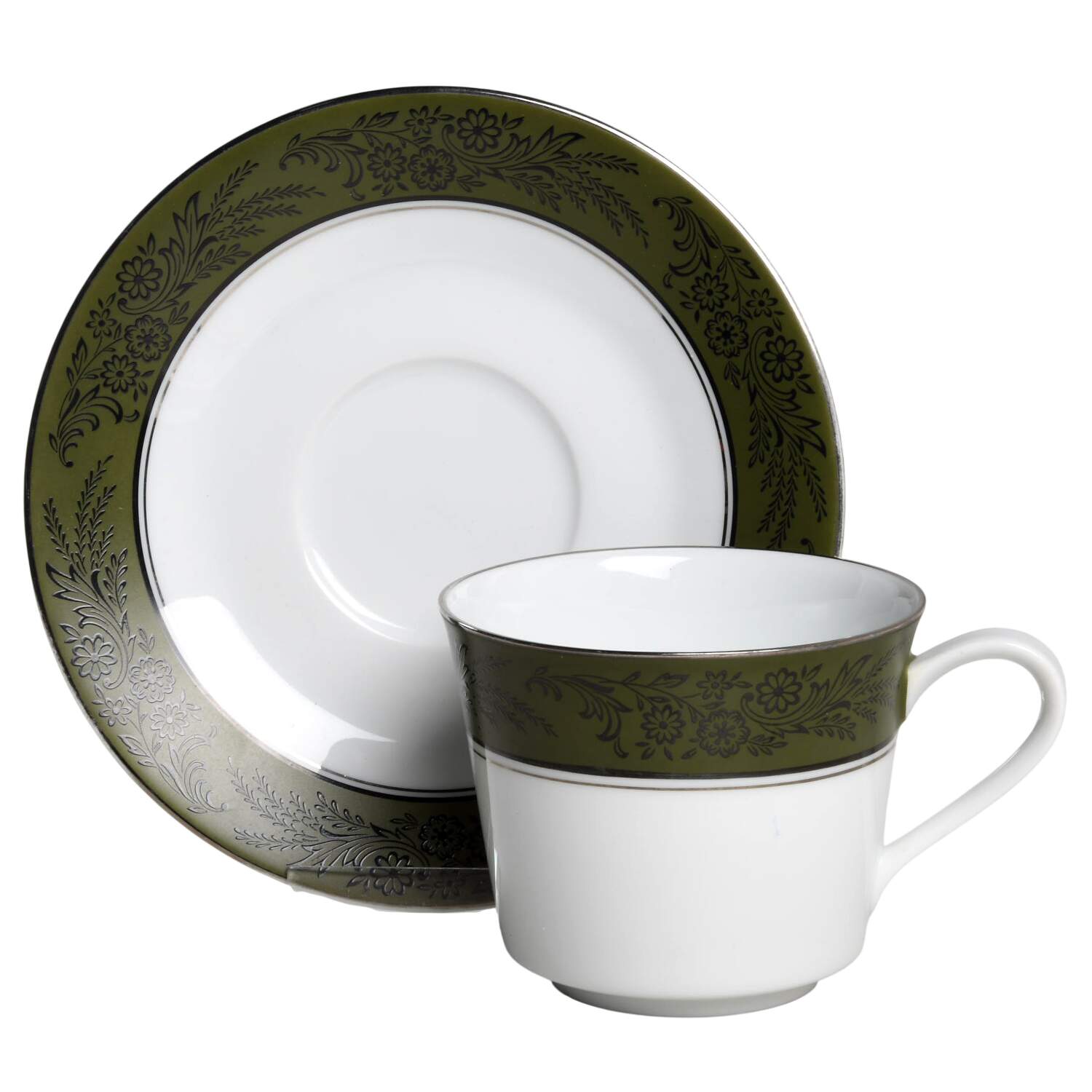 Walden Flat Cup & Saucer Set by Noritake-1