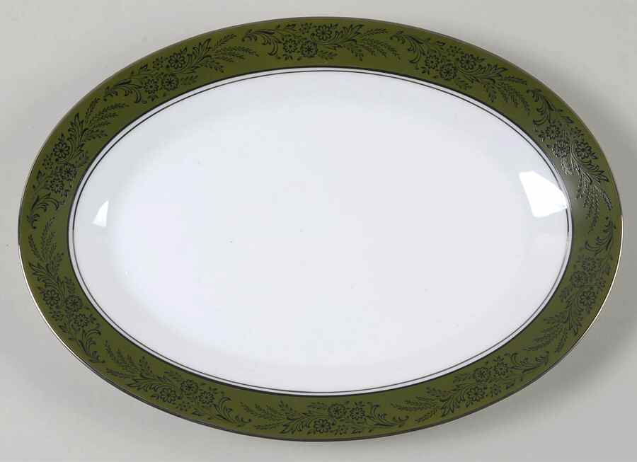 Walden 12" Oval Serving Platter by Noritake-1