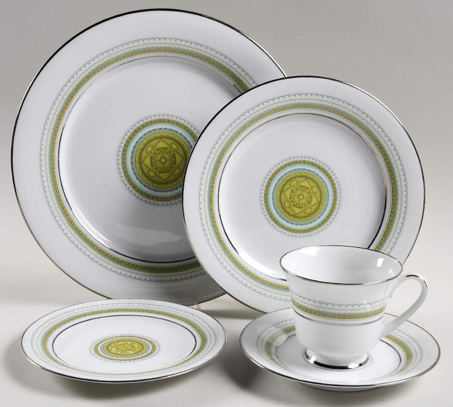 Waltz 5 Piece Place Setting by Noritake-1