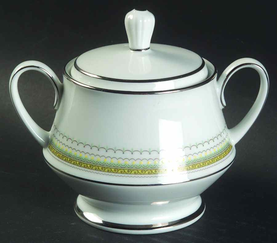 Waltz Sugar Bowl & Lid by Noritake-1