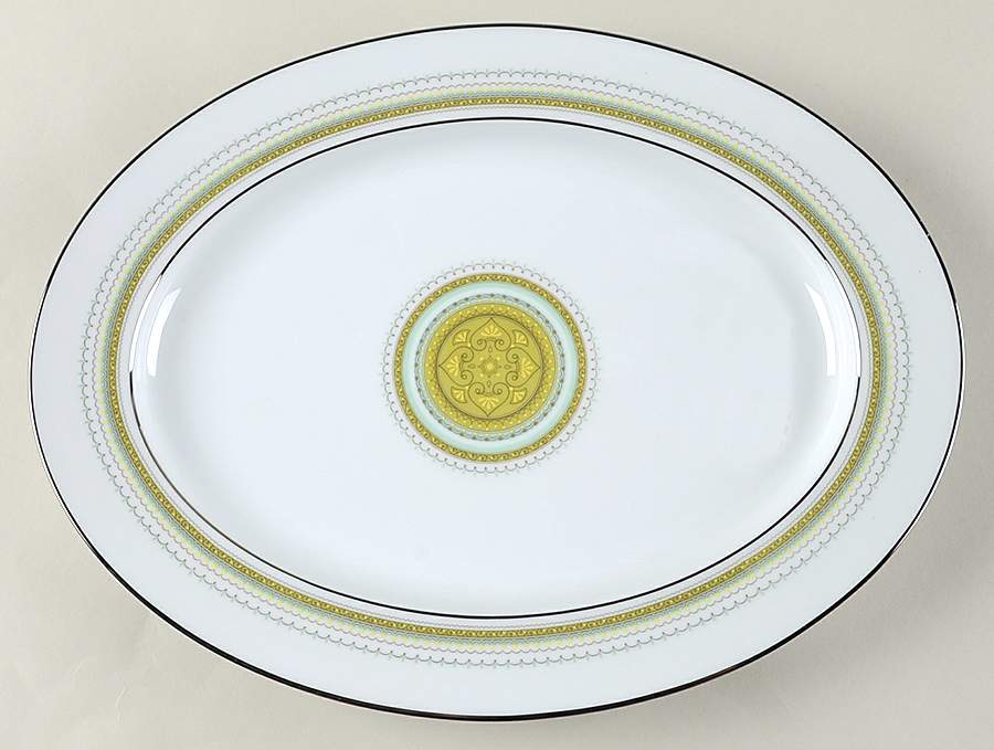 Waltz 13" Oval Serving Platter by Noritake-1