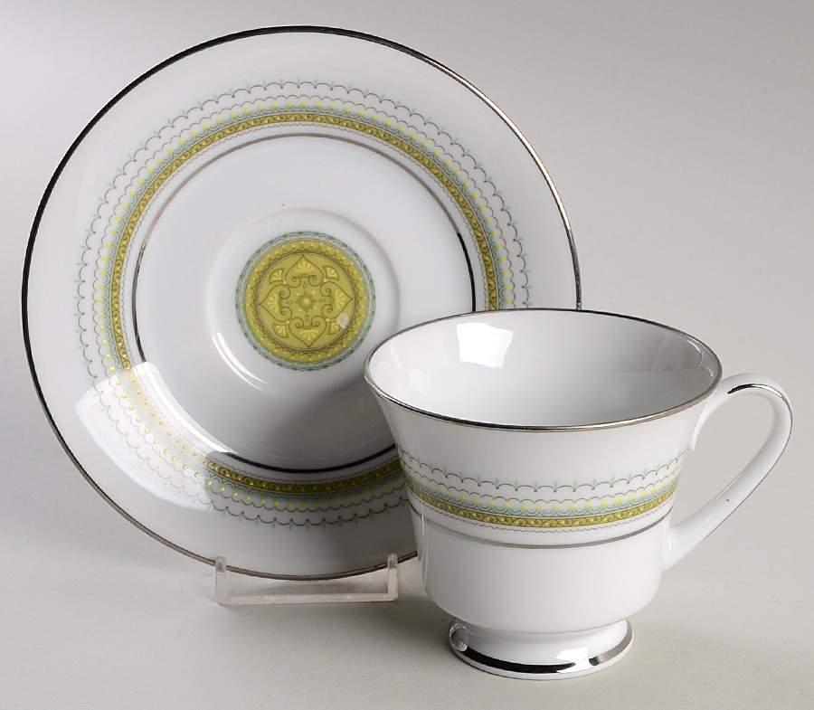 Waltz Footed Cup & Saucer Set by Noritake-1
