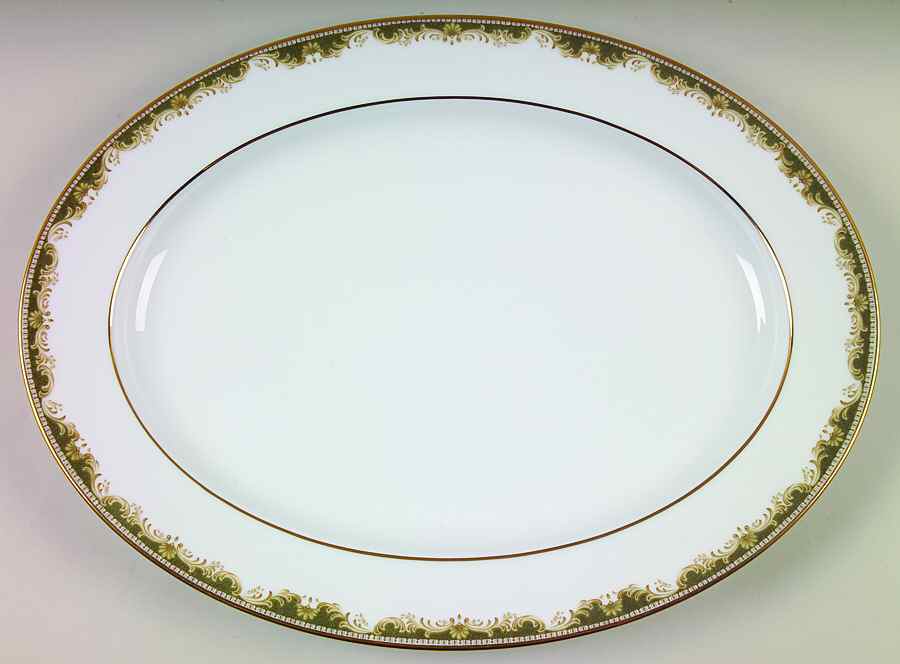 Warrington 16" Oval Serving Platter by Noritake-1