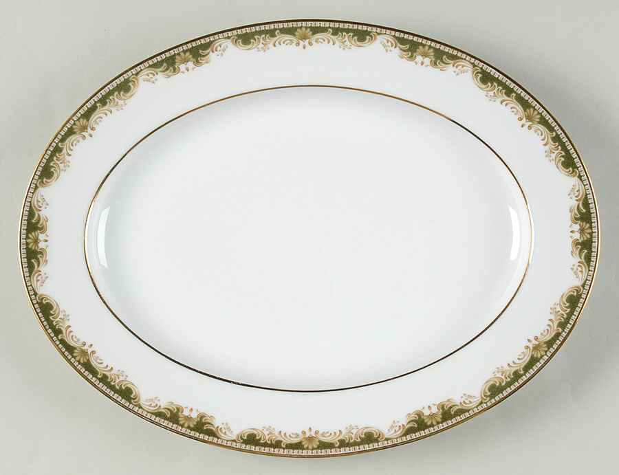 Warrington 11" Oval Serving Platter by Noritake-1
