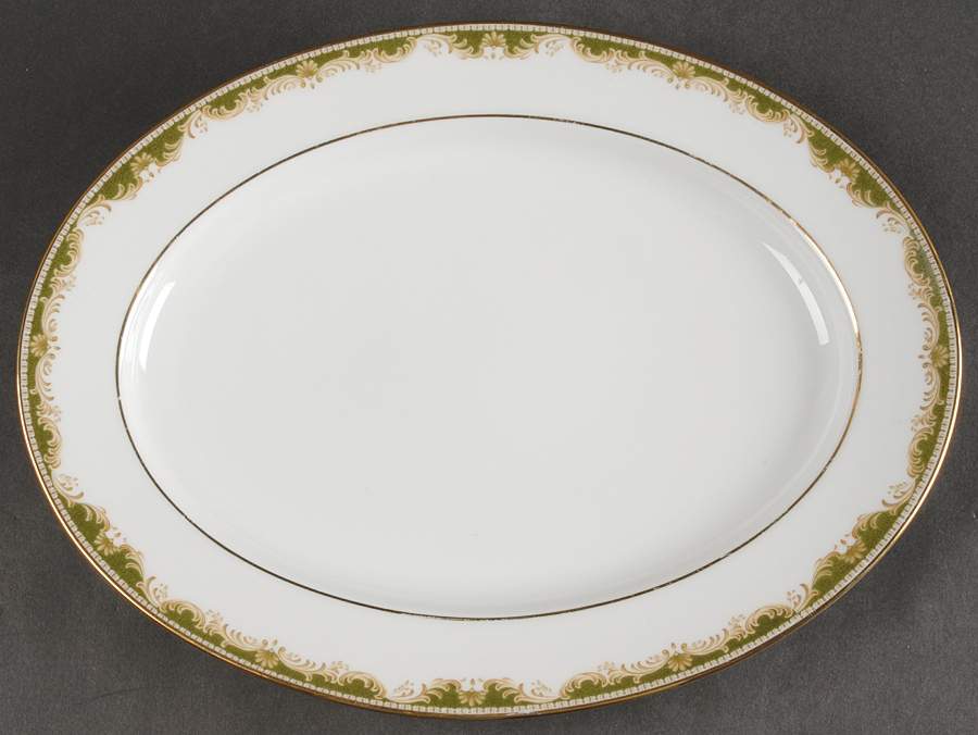 Warrington 13" Oval Serving Platter by Noritake-1