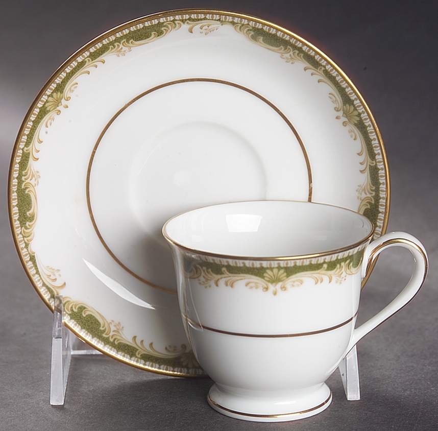 Warrington Footed Demitasse Cup & Saucer Set by Noritake-1