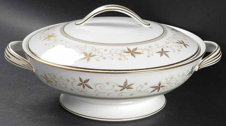 Warwick Round Covered Vegetable by Noritake-1
