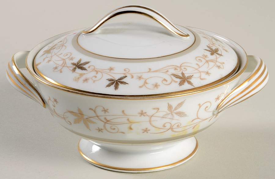 Warwick Sugar Bowl & Lid by Noritake-1