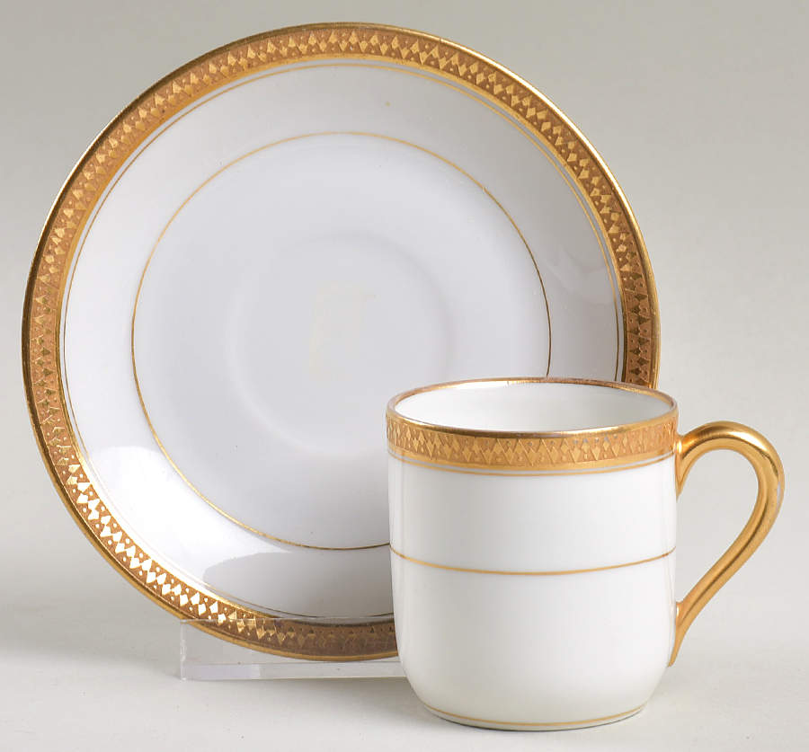 Washington Flat Demitasse Cup & Saucer Set by Noritake-1