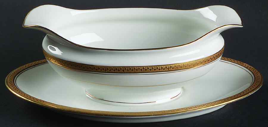 Washington Gravy Boat with Attached Underplate by Noritake-1