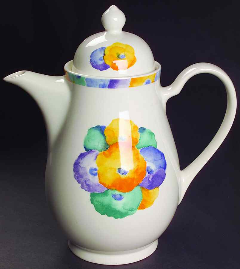 Watervale Tea/Coffee Pot & Lid by Noritake-1