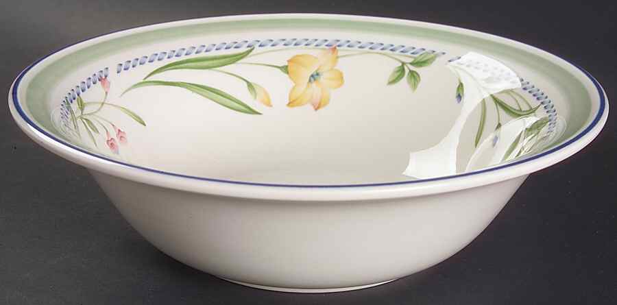 Watergreen 9" Round Vegetable Bowl by Noritake-1
