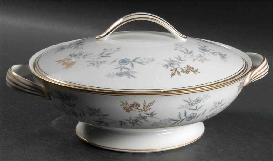 Waverly Round Covered Vegetable by Noritake-1