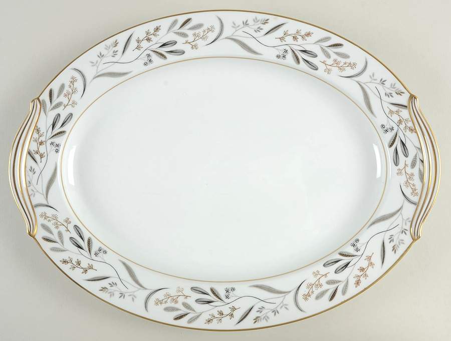 Wayne 16" Oval Serving Platter by Noritake-1