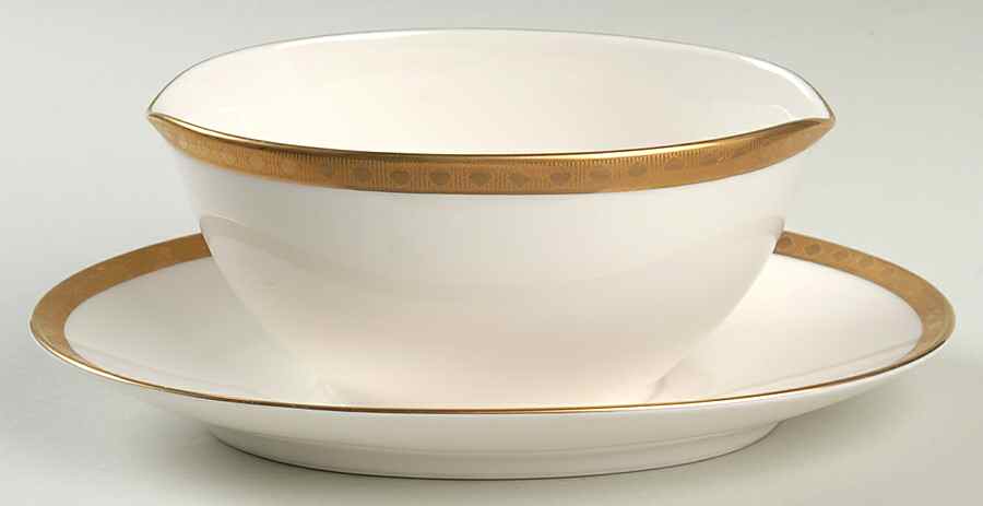 Webster Gravy Boat with Attached Underplate by Noritake-1