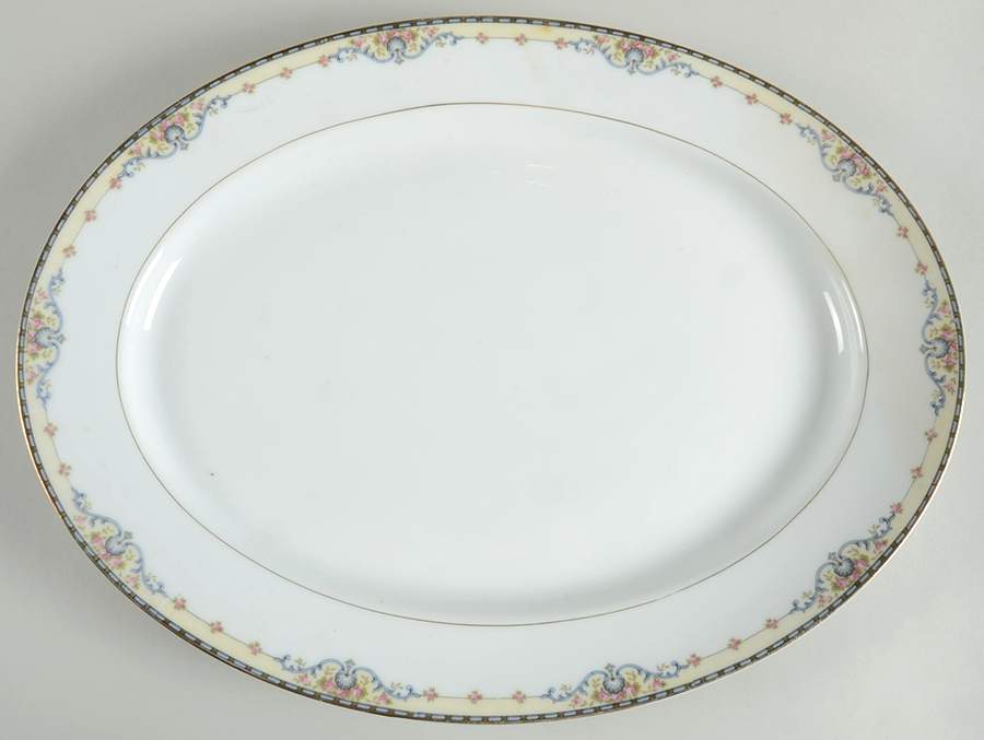 Wellesley 17" Oval Serving Platter by Noritake-1
