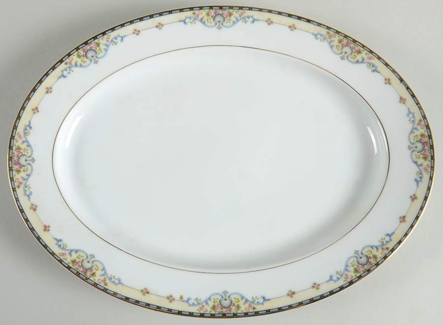 Wellesley 13" Oval Serving Platter by Noritake-1
