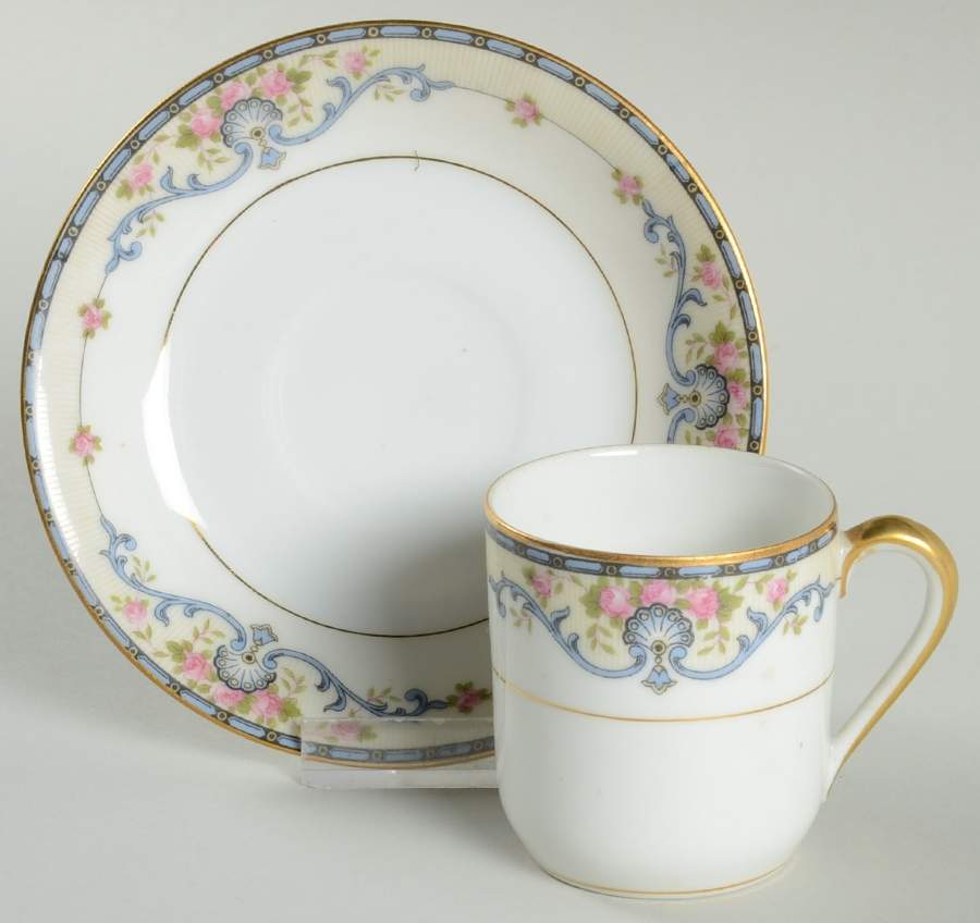 Wellesley Flat Demitasse Cup & Saucer Set by Noritake-1