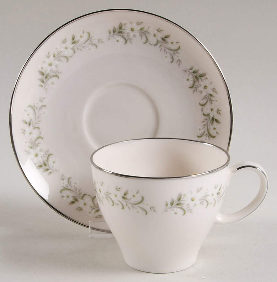 Weston Flat Cup & Saucer Set by Noritake-1