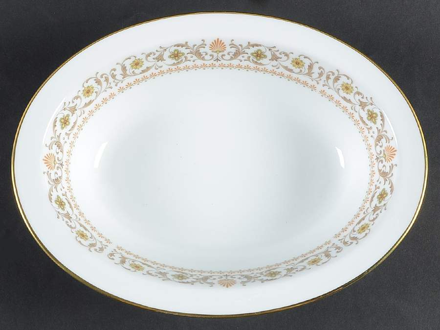 Westbury 9" Oval Vegetable Bowl by Noritake-1