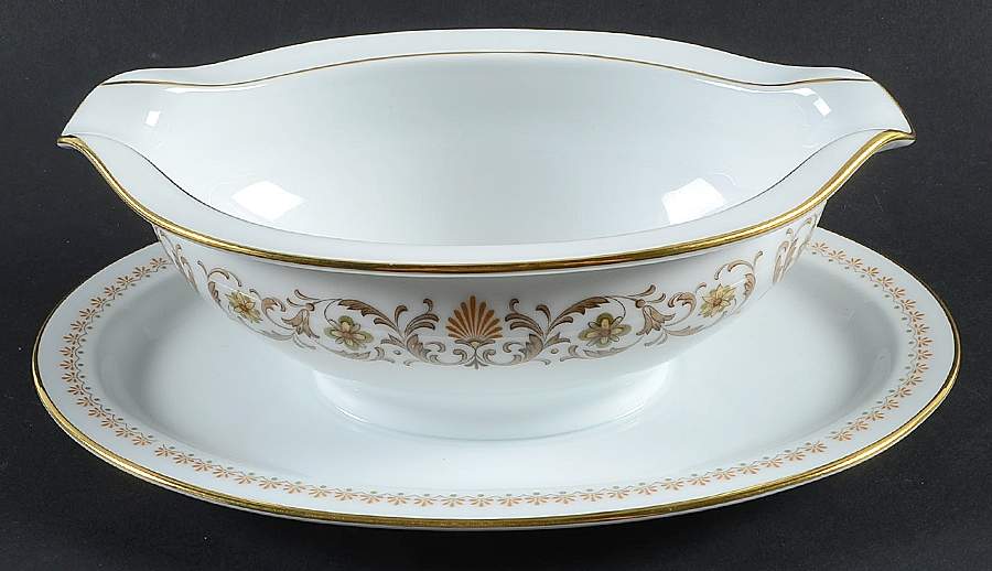 Westbury Gravy Boat with Attached Underplate by Noritake-1