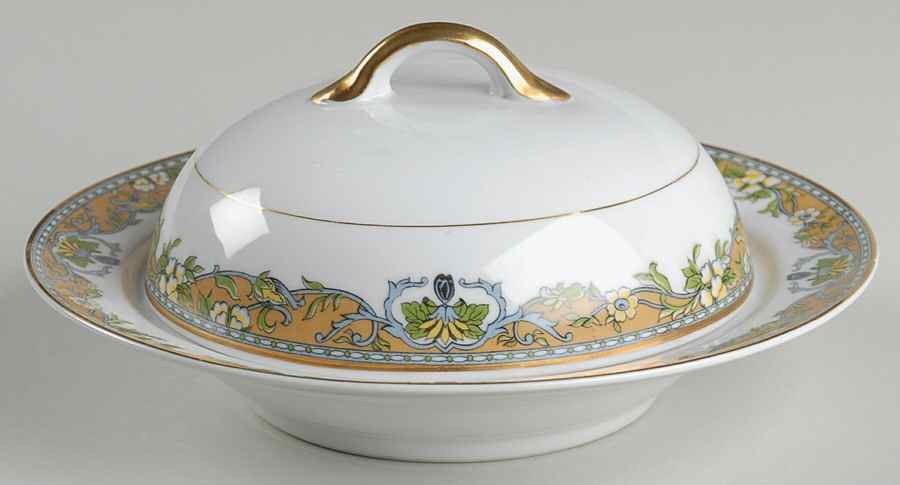 Westminster Round Covered Butter by Noritake-1