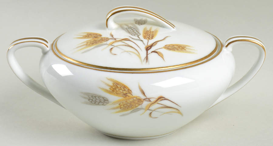 Wheaton Sugar Bowl & Lid by Noritake-1