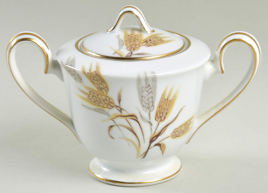 Wheaton Mini Sugar Bowl & Lid by Noritake-1