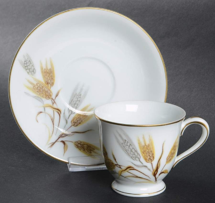 Wheaton Footed Demitasse Cup & Saucer Set by Noritake-1