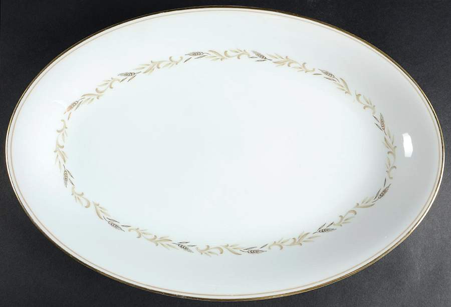 Wheatring 16" Oval Serving Platter by Noritake-1