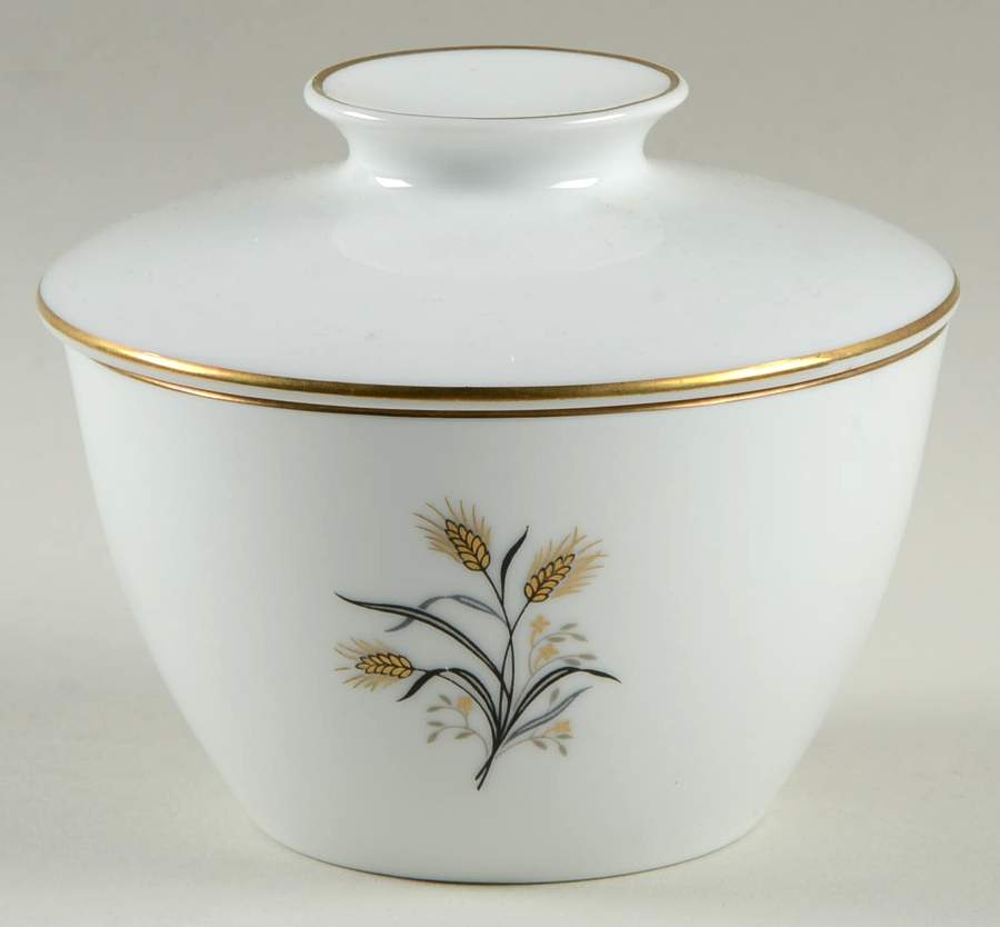 Wheatcroft Sugar Bowl & Lid by Noritake-1