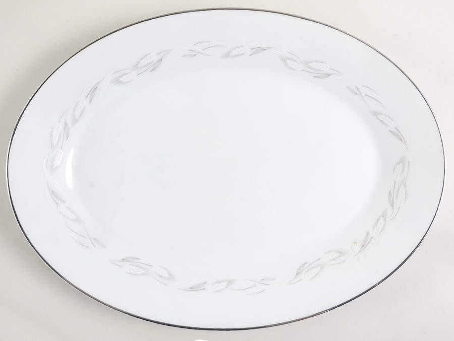 Wheatlane 14" Oval Serving Platter by Noritake-1