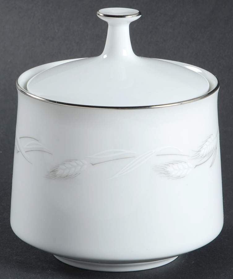 Wheatlane Sugar Bowl & Lid by Noritake-1