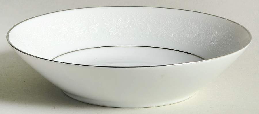White Field Fruit/Dessert (Sauce) Bowl by Noritake-1