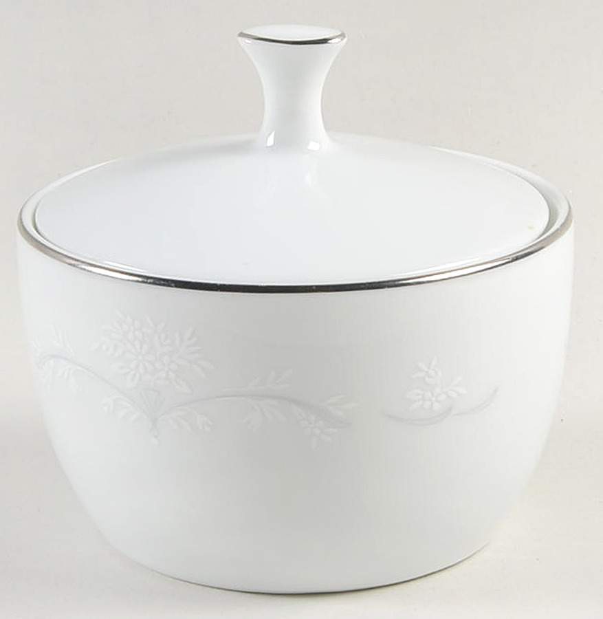 Whitebrook Sugar Bowl & Lid by Noritake-1