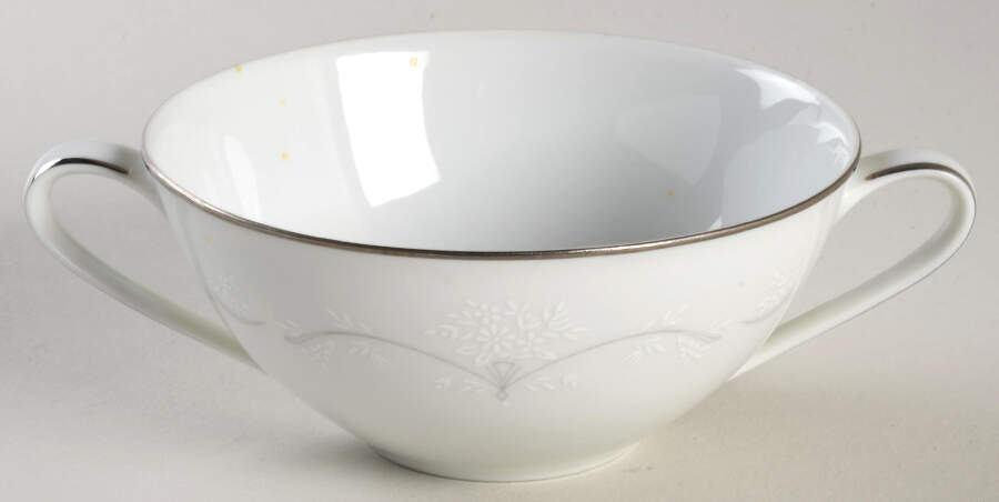 Whitebrook Flat Cream Soup Bowl by Noritake-1