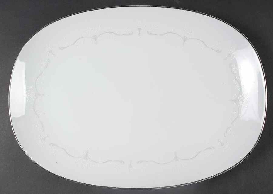 Whitebrook 15" Oval Serving Platter by Noritake-1