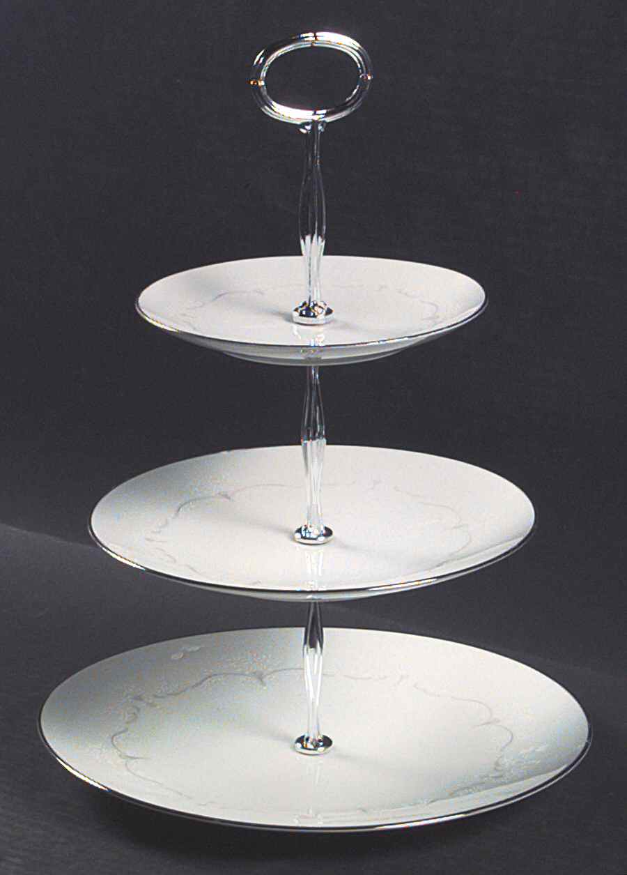Whitebrook 13 7/8"-14 1/4" 3-Tiered Serving Tray(DP,SP,BB) HC by Noritake-1