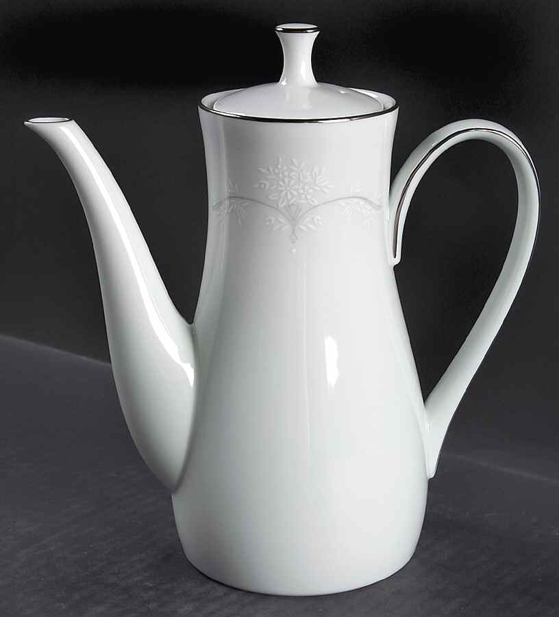 Whitebrook Coffee Pot & Lid by Noritake-1