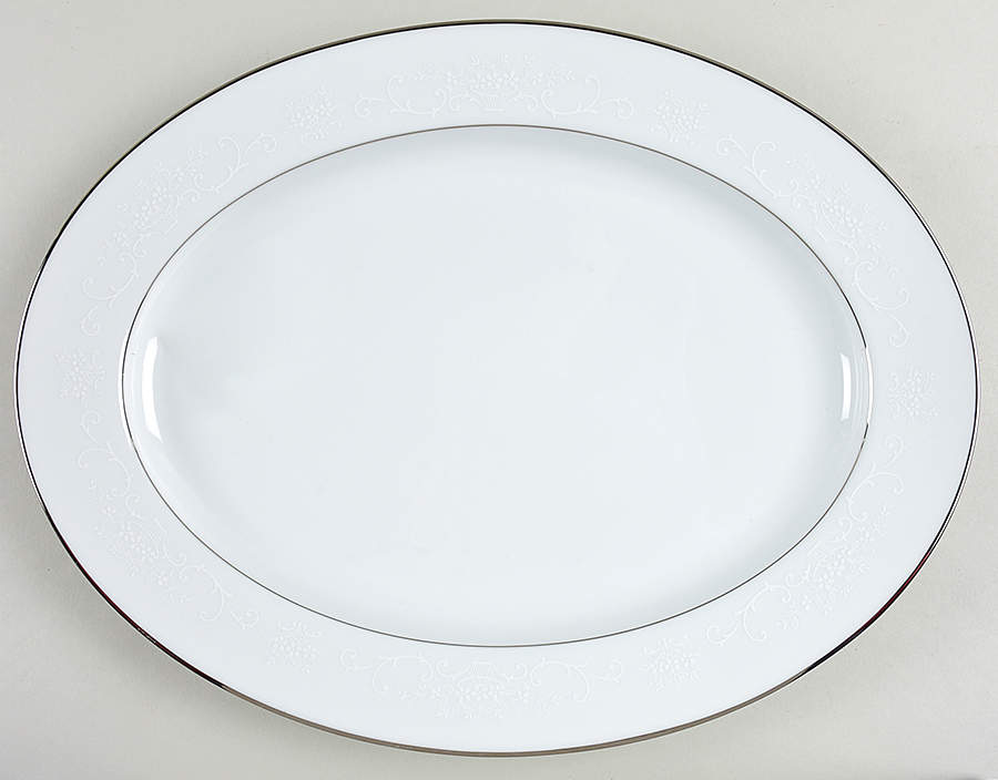 Whitehall 13" Oval Serving Platter by Noritake-1