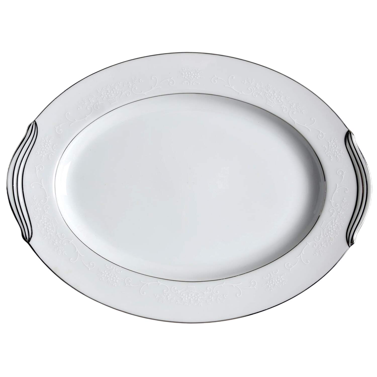 Whitehall 12" Oval Serving Platter by Noritake-1