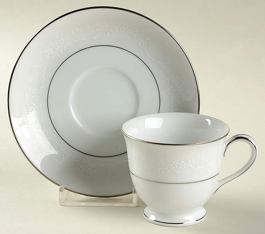 Whitehall Footed Demitasse Cup & Saucer Set by Noritake-1