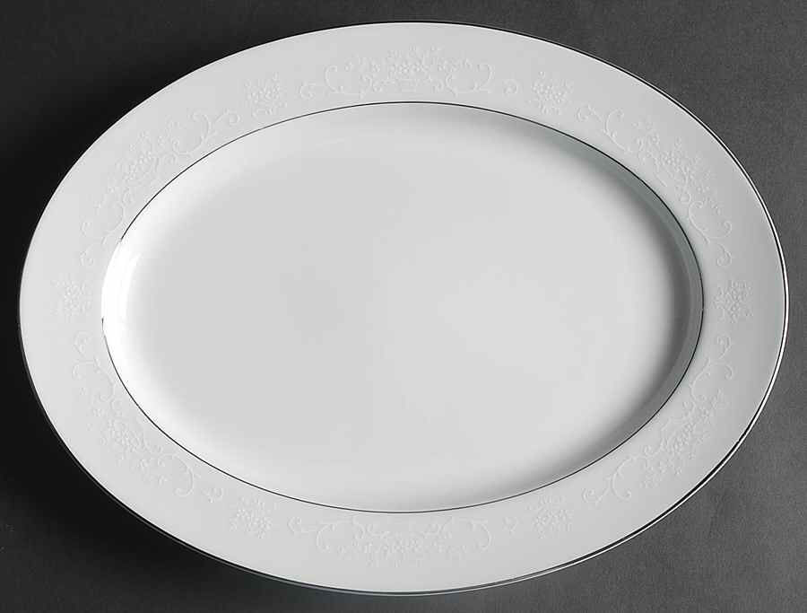 Whitehall 16" Oval Serving Platter by Noritake-1