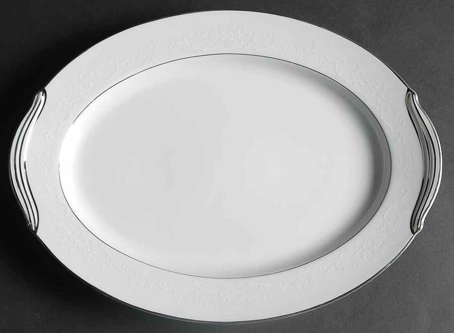 Whitehall 13" Oval Serving Platter by Noritake-1