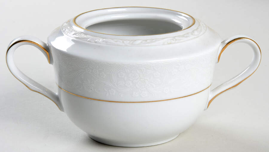 Whitecliff Sugar Bowl No Lid by Noritake-1